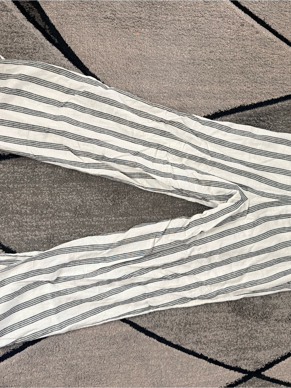 a new day White & Black Striped Women's Pants